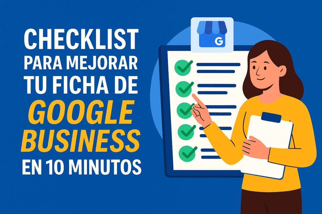 Checklist para mejorar tu ficha de Google Business en 10 minutos