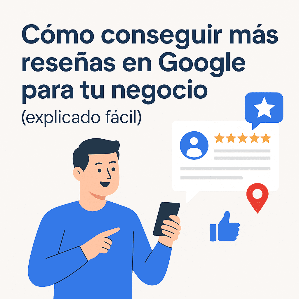 Cómo conseguir más reseñas en Google para tu negocio